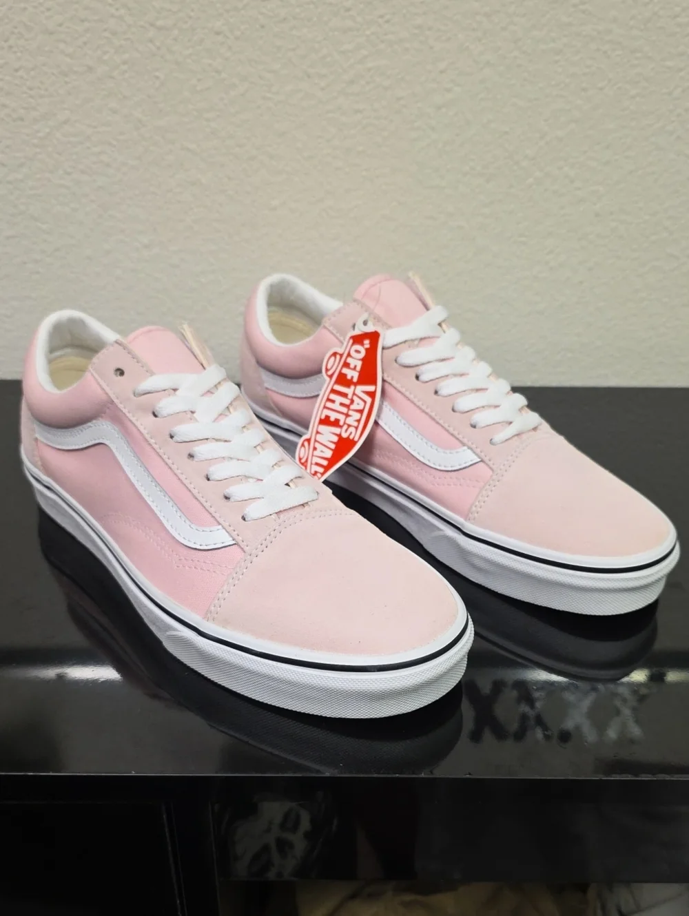 Vans Old Skool Pink White Men’s 9 Women’s 10.5 New